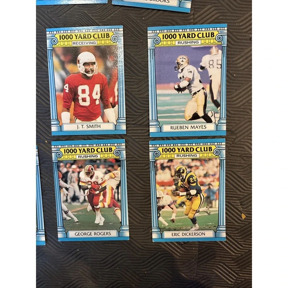 NFL Football Card Lot 1000‎ Yard Club Walter Payton + Stars